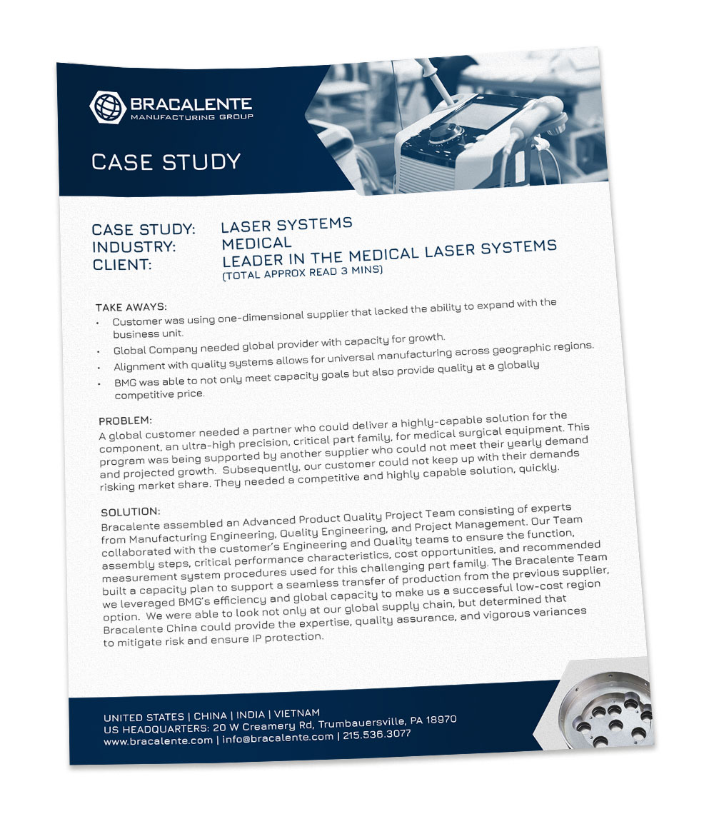 Mockup of Recreational Case Study Single Page Flyer