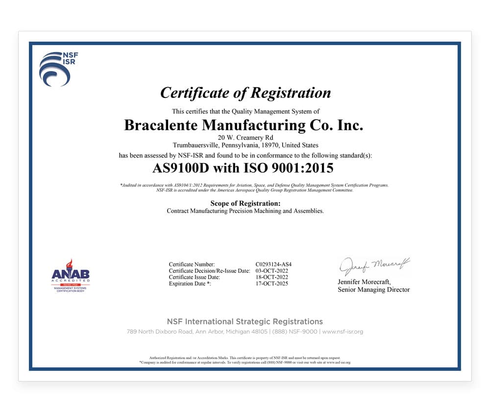 Сертификат за регистрация в САЩ